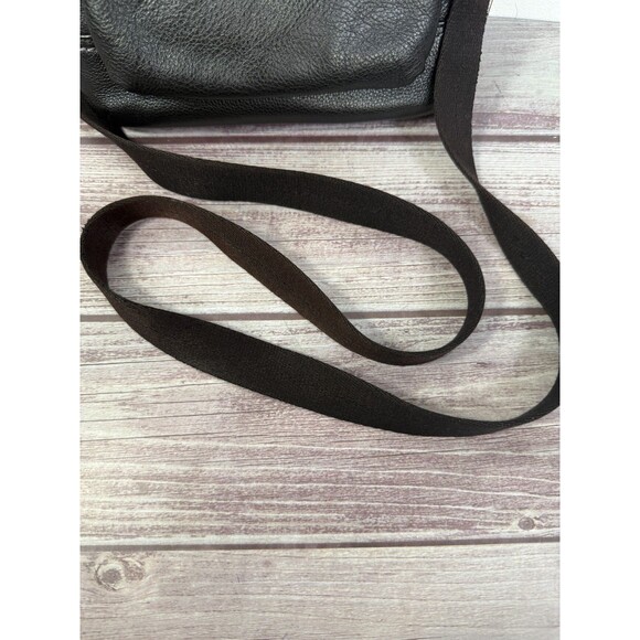 Coach Park Leather Swingpack F49170 Black Shoulder Crossbody Bag Messenger - Picture 12 of 16